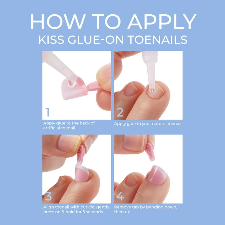 KISS Everlasting French Toenails - Limitless