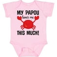 thumbnail image 3 of Inktastic My Papou Loves Me Boys or Girls Baby Bodysuit, 3 of 5
