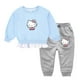 thumbnail image 5 of Hello Kitty primavera y otoño nuevo suéter para niños niñas dibujos animados manga larga Top puro algodón pantalones cómodos ropa para niños, 5 of 5