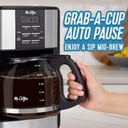 Mr. Coffee 12 Cup Programmable Coffee Maker with 3 Ways to Brew System