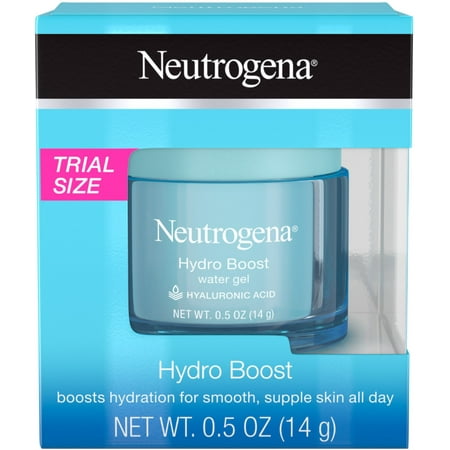 2 Pack - Neutrogena Hydro Boost Hyaluronic Acid Hydrating Water Face Gel Moisturizer for Dry Skin, Oil-Free, Non