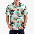 thumbnail image 1 of Fotbe Tropical Summer Palm Camiseta Polo de Golf para Hombre con Estampado – Camisa Deportiva Transpirable con Cuello Abotonado-4X-Large, 1 of 6