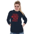 thumbnail image 4 of You're Bacon Me Crazy Meat Lover Long Sleeve TShirt Men Women Brisco Brands S, 4 of 6