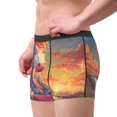 thumbnail image 2 of Kdxio Men's Boxer Briefs with Meditating Cute Horse Print - Comfortable and Breathable Underwear for Everyday Wear, 2 of 5