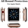 thumbnail image 3 of Tianle 3 Pack Case Compatible with Apple Watch 41mm 45mm,Soft HD High Sensitivity Screen Protector with TPU All Around Anti-Fall Bumper Protective Case Cover for iWatch Series8/7 (3Clear), 3 of 7