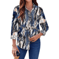 thumbnail image 2 of Fantaslook Womens Button Down Shirts Boho Floral Printed Long Sleeve Blouses Business Work Shirt Dressy Casual Loose Tops, 2 of 10
