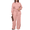 Pink, variant on Women Two Piece Outfits Lounge Sets For Women Casual 2 Piece Outfits Baggy Long Sleeve Top And Flare Pants Comfy Tracksuits Black L
