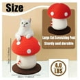 thumbnail image 3 of Mushroom Cat Scratcher, Cute Cat Scratching Post, Durable Sisal Rope Cat Scratching Board, Kitten Tree, Cat Toy for Cats to Play and Care for Their Claws, No Assembly Required, 3 of 7