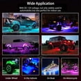 thumbnail image 3 of 10 Pods RGB LED Rock Light, iMounTEK RGB LED Neon Lights Kit with APP Control Music Mode,  IP68 Waterproof Multicolor LED Off-Road Lights for Car, Jeep, ATV, UTV, SUV, Truck, 3 of 9