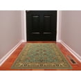 thumbnail image 6 of Ottomanson Non-Slip Area Rug for Living Room 5' x 6'6" Durable Low Profile Carpet, Seafoam Floral, 6 of 8
