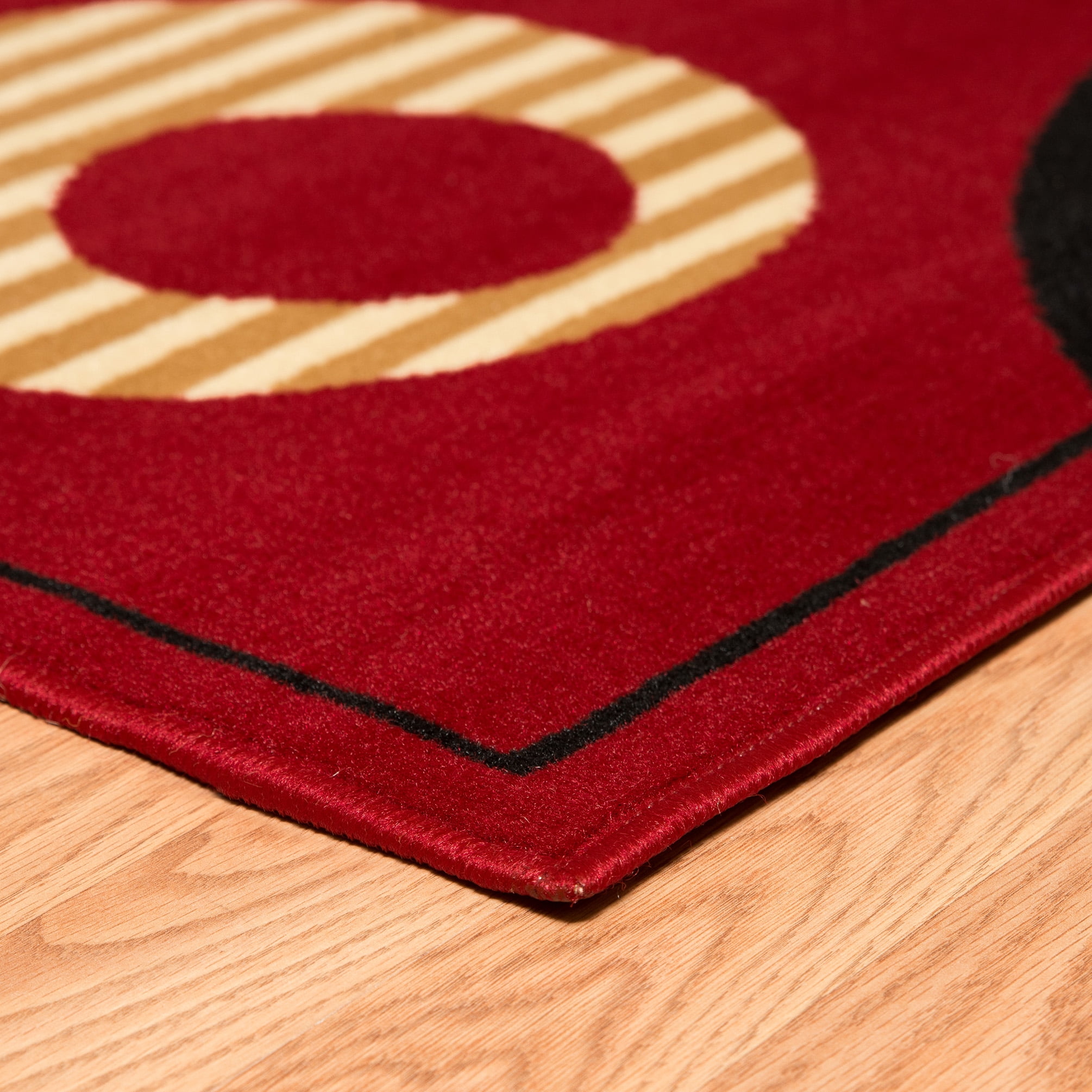 United Weavers Plaza Francoise Runner Rug, Geometric Pattern, Red, 2'3 X 7'2"