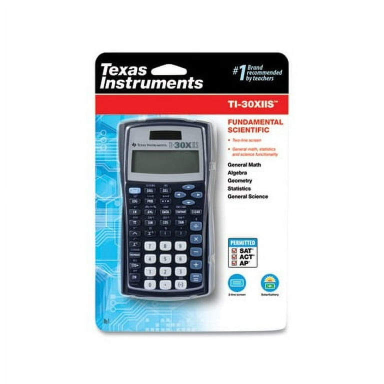 【高額売筋】 TI-30X IIS Advanced Dual Power Scientific Calculator with 10 電卓