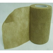 Animal Supplies Wrap-It-Up Economical Cohesive Flexible Bandage Horse Care Equipment Tan 4 inch