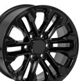 thumbnail image 5 of OE Wheels CV69 18 Inch Rim Fits Silverado 1500 Style 6x139.7 18x8.5 Gloss Black - Hollander 5905 (1), 5 of 5