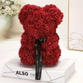 thumbnail image 6 of Mother's Day Rose Bear Gifts for Her Artificial Flower Rose Bear Rose Flower Bear Gifts for Wife Girlfriend, Anniversary Romantic Gift for Her Women, Rose Teddy Bear Birthday Gifts for Her, 6 of 7
