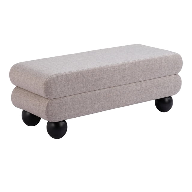 Banca Davao Kessa Muebles Gris 115 x 46 x 44 cm