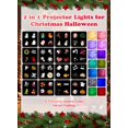 thumbnail image 4 of Minetom Proyector de Luces Navideñas para Exteriores 26 Efectos HD (Ola Oceánica 3D + Patrones) Impermeable con Temporizador Luces de Paisaje para Interiores Halloween Vacaciones Noche de Navidad Fies, 4 of 4
