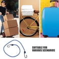 thumbnail image 3 of 2 correas ajustables para bicicleta con ganchos, cuerda elástica duradera para equipaje, motocicleta y coche, correas elásticas de goma con hebillas, 3 of 7