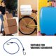 thumbnail image 3 of 2 correas ajustables para bicicleta con ganchos, cuerda elástica duradera para equipaje, motocicleta y coche, correas elásticas de goma con hebillas, 3 of 7