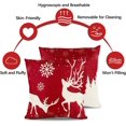 thumbnail image 4 of 4 Pieces 45x45 Cm Room Home Santa Claus Elk Pillowcase Decorative, 4 of 5