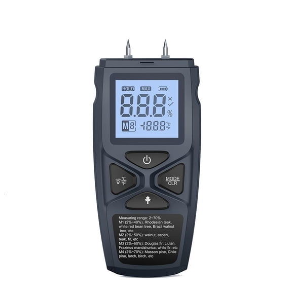 High Accuracy Wood Moisture Meter Wood Moisture Tester Device Ideal for professional in Woodworking & Agriculture