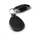 thumbnail image 3 of Ford Ranger Real Black Carbon Fiber with Leather Strap Large Tear Drop Key Chain, 3 of 5