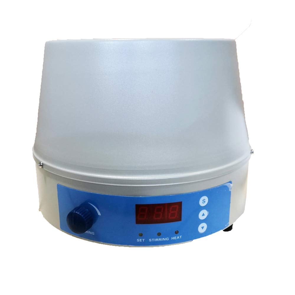 PreAsion Electric Stirring Digital Display Thermostatic Heating Sleeve Magnetic Stirrer Heating Mantle Heating Mantle Kit 220V