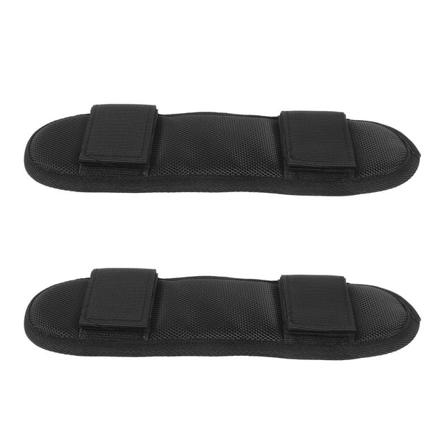 FOLOYORI 2Ud Almohadillas Reforzadas Para De Mochila De Nylon Negro Almohadillas Cómodas Para Transporte Pesado