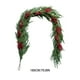 thumbnail image 3 of Guirnalda de Rama Roja Navidad de 70,8 pulgadas de pino artificial | Viña de vegetación con bayas rojas | Decoración de mesa de escalera de plástico impermeable para las escaleras navideñas, 3 of 9
