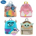thumbnail image 2 of Disney Loungefly Mickey And Minne Dumbo Pixar Up Double Strap Shoulder Bag Purse School Backpack Knapsack Kids Girls Gifts, 2 of 5