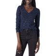 thumbnail image 1 of walmart Essentials Womens Lightweight V-Neck Sweater, 1 of 6