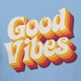 thumbnail image 6 of Teelocity Retro Good Vibes Graphic T-Shirt (2XL - Standard Fit, Black), 6 of 13