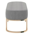 thumbnail image 3 of Contemporary Velvet Bench, 3 of 6