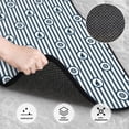 thumbnail image 3 of Zufioo Nautical1 Print Car Floor Mats Four-piece Set, Car Interior Accessories - Corrosion-resistant, Non-Slip, Suitable for Cars, Trucks, Vans, 3 of 7