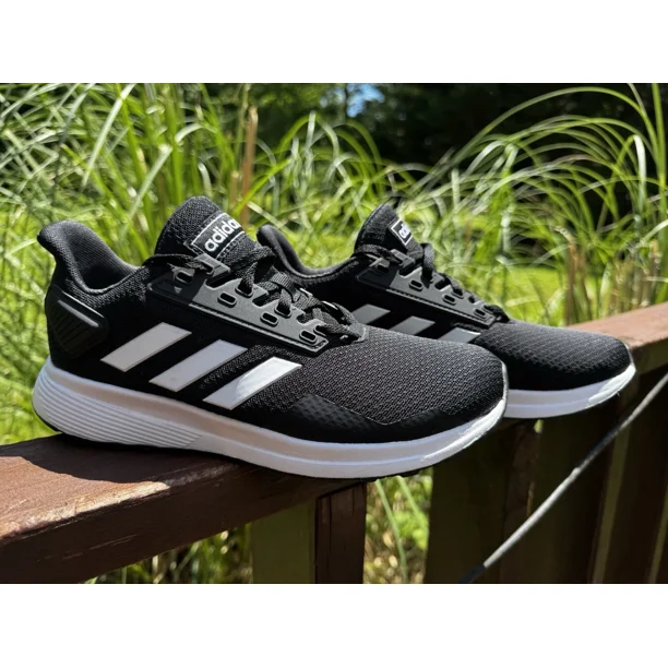 Adi - das Sneakers Mens Size 6 Black White Stripe Athletic Shoes
