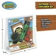 thumbnail image 3 of Nature Bound: Outdoor Explorer Kit - 4pc Navigation Set, Flashlight, Glow-In-The Dark Compass, Whistle, Field Guide, Outdoor Adventure Toy, Kids 3+, 3 of 10