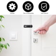 thumbnail image 2 of BESTYASH 2Pcs Sliding Door Lock with Thickened Material for Interior Doors and .8x4.7x0.39in, 2 of 8