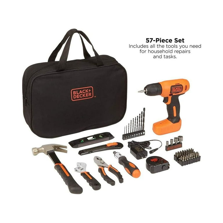 Black and Decker 4-Piece Drill Set