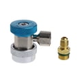 thumbnail image 4 of 4Pcs Car Auto Freon R134A Quick Coupler Adapters Air Conditioning Refrigerant Adjustable A/C Manifold Gauge, 4 of 7