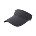 thumbnail image 2 of Dwellite Women's Adjustable Fit Runners Lightweight Comfort Visor Sports Sun Visor Dark Gray, 2 of 7
