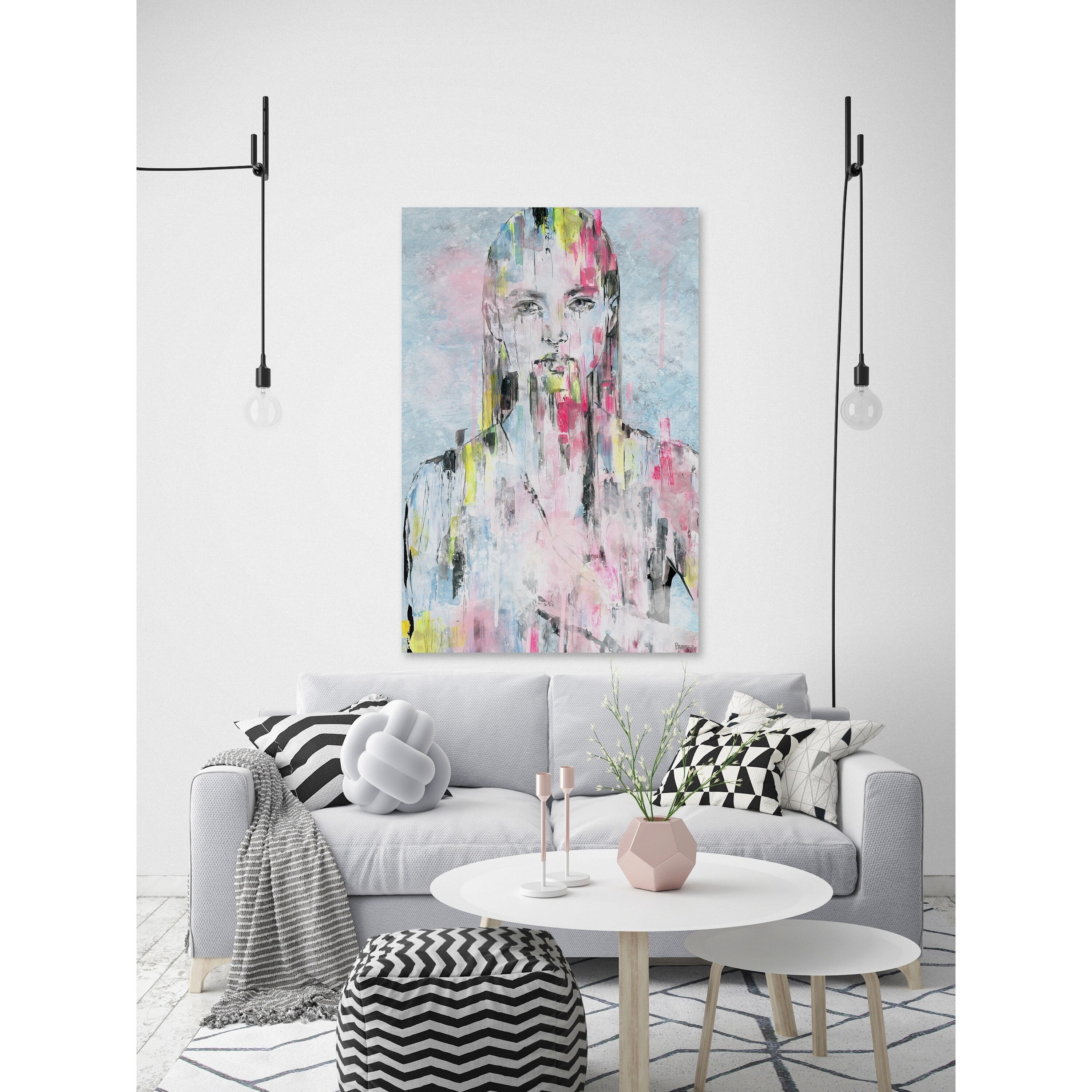 Parvez Taj Pretty in Colors Canvas Wall Art