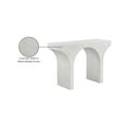 thumbnail image 2 of Meridian Furniture Pomezia White Marble Finish Console Table, 2 of 7