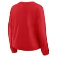 thumbnail image 3 of Women's Fanatics Red Detroit Red Wings Oversized All Out Effort Long Sleeve Henley T-Shirt, 3 of 5