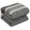 thumbnail image 3 of Lanco Mondavi Geometric 6 Piece Comforter Set Grey, Bed Size King, 100% Polyester Fill, 3 of 8