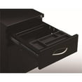 thumbnail image 4 of Hirsh 20-in Deep Mobile Pedestal File 2-Drawer Box/File with Arch Pull Black, 4 of 7