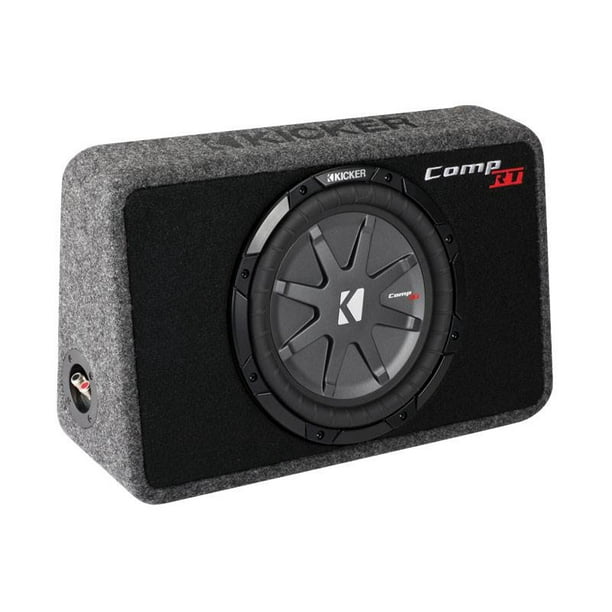 Kicker 12 Inch 800 Watt Subwoofer Slim Loaded Sub Enclosure