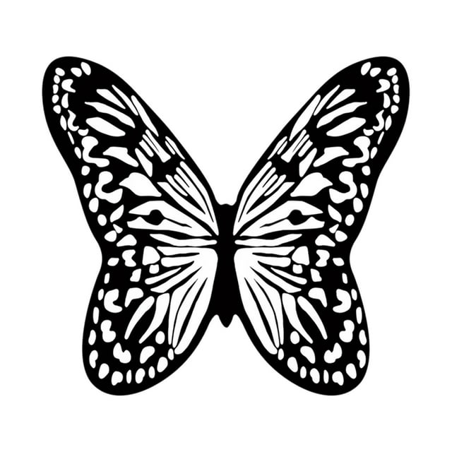 Ohufall 15.7x11.8 Feet Love Faux Fur Butterfly Print Area Rug Washable Rug For Living Room Bedroom Non Slip Home Decor Rugs
