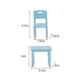 thumbnail image 5 of 3 pcs/set Kids Table Chair Simulation Furniture Mini Chair Toys, 5 of 5