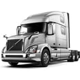 thumbnail image 3 of KOZAK Compatible with Volvo VNL 630 670 730 780 2004-2017 Headlights Projection Chrome with LED bar Halos, 3 of 9