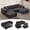 Gray, variant on Pionex 108" Sectional Couch with Ottoman, Cloud Modular Boneless Couch, Deep Seat U-Shaped Sofa, Upholstered 3-Seater Sofas for Living Room, No Assembly Required